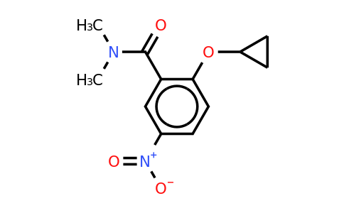 CAS 1243465-21-5 | 2-Cyclopropoxy-N,n-dimethyl-5-nitrobenzamide
