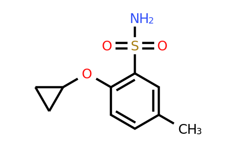 CAS 1243465-37-3 | 2-Cyclopropoxy-5-methylbenzenesulfonamide