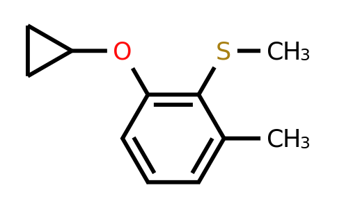 CAS 1243466-75-2 | (2-Cyclopropoxy-6-methylphenyl)(methyl)sulfane