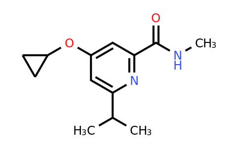 CAS 1243469-38-6 | 4-Cyclopropoxy-6-isopropyl-N-methylpicolinamide
