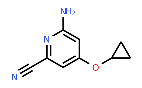 CAS 1243472-14-1 | 6-Amino-4-cyclopropoxypicolinonitrile