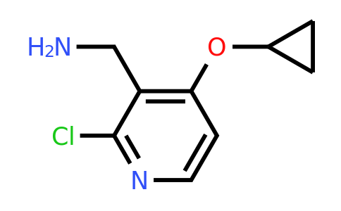 CAS 1243472-32-3 | (2-Chloro-4-cyclopropoxypyridin-3-YL)methanamine