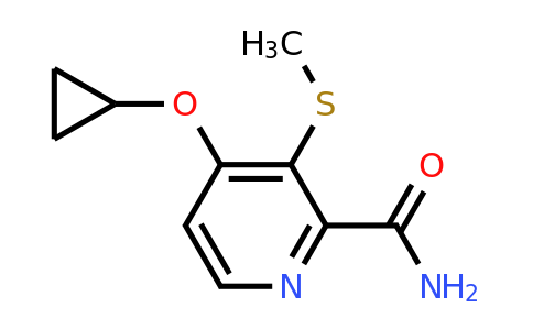 CAS 1243472-64-1 | 4-Cyclopropoxy-3-(methylthio)picolinamide