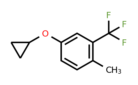CAS 1243473-53-1 | 4-Cyclopropoxy-1-methyl-2-(trifluoromethyl)benzene