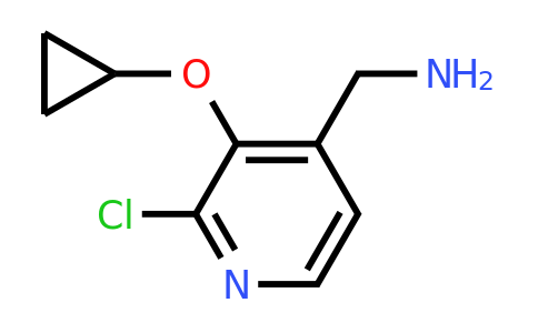 CAS 1243479-22-2 | (2-Chloro-3-cyclopropoxypyridin-4-YL)methanamine