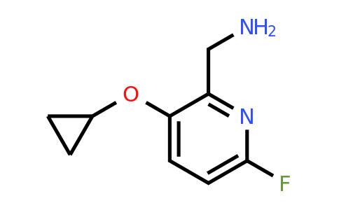 CAS 1243479-80-2 | (3-Cyclopropoxy-6-fluoropyridin-2-YL)methanamine