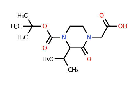 CAS 1246549-57-4 | 4-Carboxymethyl-2-isopropyl-3-oxo-piperazine-1-carboxylic acid tert-butyl ester