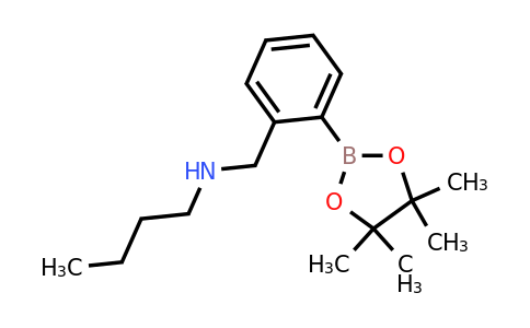 CAS 1256359-08-6 | N-(2-(4,4,5,5-Tetramethyl-1,3,2-dioxaborolan-2-yl)benzyl)butan-1-amine