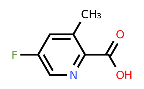 CAS 1256808-59-9 | 5-Fluoro-3-methylpyridine-2-carboxylic acid