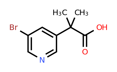 2-(5-bromopyridin-3-yl)-2-methylpropanoic acid