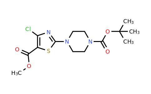 CAS 1259096-14-4 | tert-butyl 4-[4-chloro-5-(methoxycarbonyl)-1,3-thiazol-2-yl]piperazine-1-carboxylate