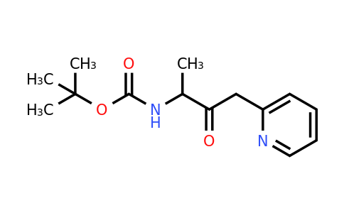 CAS 1259520-73-4 | tert-butyl N-[3-oxo-4-(pyridin-2-yl)butan-2-yl]carbamate
