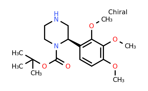 CAS 1260605-73-9 | (R)-2-(2,3,4-Trimethoxy-phenyl)-piperazine-1-carboxylic acid tert-butyl ester
