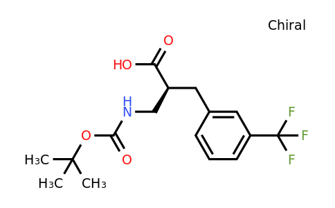 CAS 1260608-65-8 | (S)-2-(Tert-butoxycarbonylamino-methyl)-3-(3-trifluoromethyl-phenyl)-propionic acid