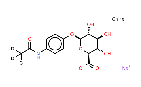 CAS 1260619-61-1 | 4-Acetamidophenyl B-d-glucuronide-D3, sodium salt