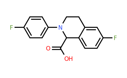 CAS 1260638-18-3 | 2-(4-Fluoro-phenyl)-6-fluoro-1,2,3,4-tetrahydro-isoquinoline-1-carboxylic acid