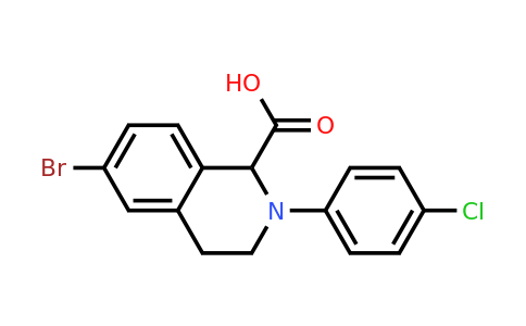 CAS 1260640-35-4 | 6-Bromo-2-(4-chloro-phenyl)-1,2,3,4-tetrahydro-isoquinoline-1-carboxylic acid