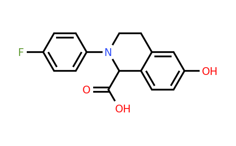 CAS 1260644-01-6 | 2-(4-Fluoro-phenyl)-6-hydroxy-1,2,3,4-tetrahydro-isoquinoline-1-carboxylic acid