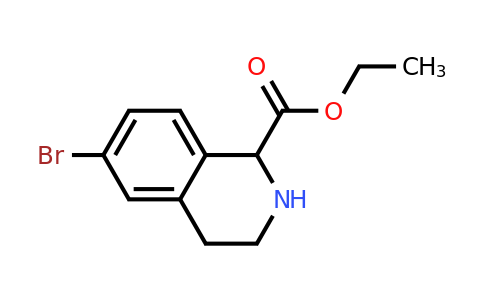 CAS 1260644-50-5 | Ethyl 6-bromo-1,2,3,4-tetrahydro-isoquinoline-1-carboxylate