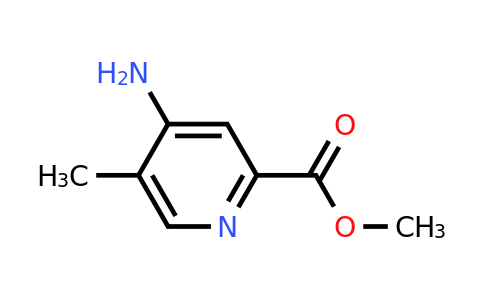 CAS 1260665-41-5 | Methyl 4-amino-5-methylpyridine-2-carboxylate