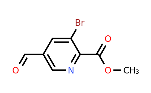 CAS 1260666-70-3 | Methyl 3-bromo-5-formylpyridine-2-carboxylate