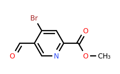 CAS 1260672-60-3 | Methyl 4-bromo-5-formylpyridine-2-carboxylate