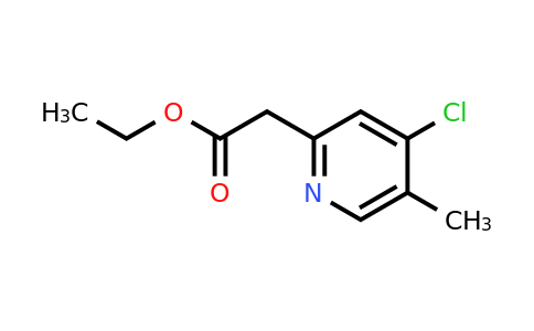 CAS 1261625-07-3 | 4-Chloro-5-methylpyridine-2-acetic acid ethyl ester