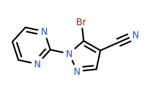 5-Bromo-1-(pyrimidin-2-YL)-1H-pyrazole-4-carbonitrile
