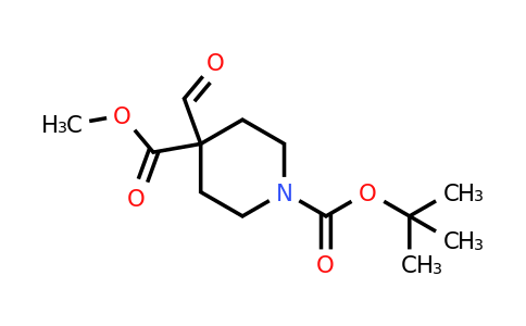CAS 1270140-93-6 | O1-tert-butyl O4-methyl 4-formylpiperidine-1,4-dicarboxylate