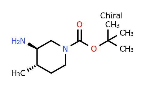 CAS 1271810-27-5 | (3r,​4s)​-​rel-1-​piperidinecarboxylic acid, 3-​amino-​4-​methyl-​, 1,​1-​dimethylethyl ester