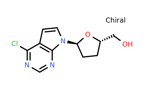 CAS 127516-07-8 | ((2S,5S)-5-(4-Chloro-7H-pyrrolo[2,3-D]pyrimidin-7-YL)tetrahydrofuran-2-YL)methanol
