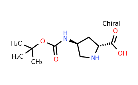 CAS 1279030-48-6 | (2R,4S)-4-{[(tert-butoxy)carbonyl]amino}pyrrolidine-2-carboxylic acid