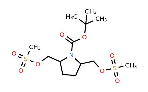CAS 1279821-96-3 | tert-Butyl 2,5-bis(((methylsulfonyl)oxy)methyl)pyrrolidine-1-carboxylate
