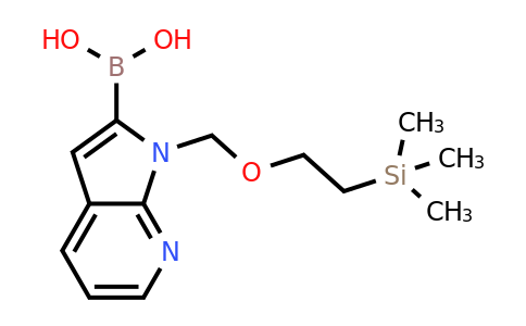 CAS 1286776-82-6 | (1-{[2-(trimethylsilyl)ethoxy]methyl}-1H-pyrrolo[2,3-b]pyridin-2-yl)boronic acid