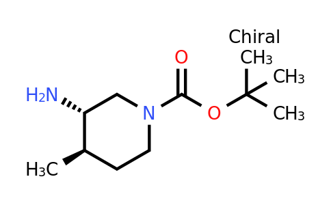 CAS 1290191-78-4 | tert-butyl (3S,4R)-3-amino-4-methylpiperidine-1-carboxylate