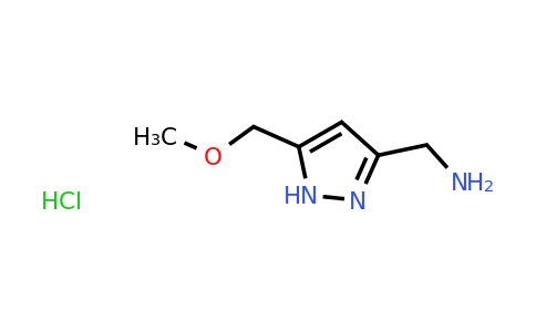 CAS 1297607-82-9 | ([5-(Methoxymethyl)-1H-pyrazol-3-YL]methyl)amine hydrochloride