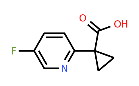 CAS 1302580-98-8 | 1-(5-fluoropyridin-2-yl)cyclopropane-1-carboxylic acid