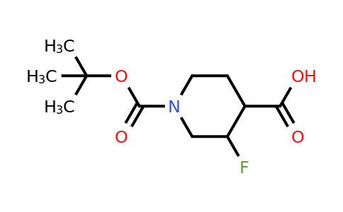 CAS 1303974-46-0 | 1-[(tert-butoxy)carbonyl]-3-fluoropiperidine-4-carboxylic acid