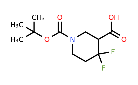 CAS 1303974-65-3 | 1-(Tertbutoxycarbonyl)-4,4-difluoropiperidine-3-carboxylic acid