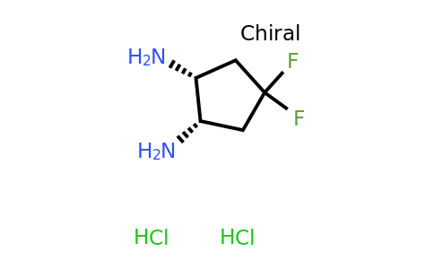CAS 1312692-51-5 | (1R,2S)-4,4-difluorocyclopentane-1,2-diamine dihydrochloride