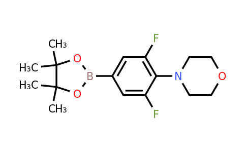 4-(2,6-Difluoro-4-(4,4,5,5-tetramethyl-1,3,2-dioxaborolan-2-YL)phenyl)morpholine