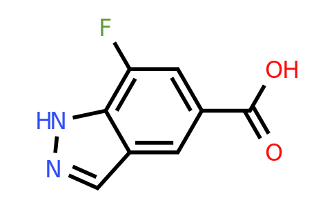 CAS 1332370-59-8 | 7-fluoro-1H-indazole-5-carboxylic acid