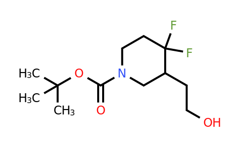 CAS 1334413-29-4 | tert-butyl 4,4-difluoro-3-(2-hydroxyethyl)piperidine-1-carboxylate