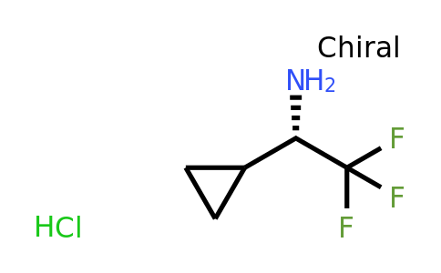 CAS 1338377-73-3 | (1S)-1-cyclopropyl-2,2,2-trifluoroethan-1-amine hydrochloride