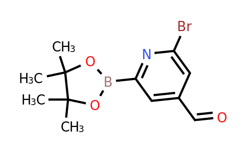 CAS 1356938-87-8 | (6-Bromo-4-formylpyridin-2-YL)boronic acid pinacol ester