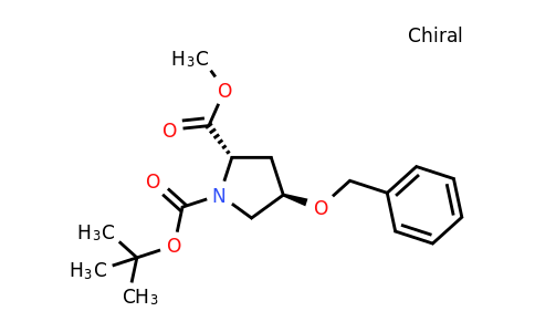 CAS 136024-60-7 | O1-tert-butyl O2-methyl (2S,4R)-4-benzyloxypyrrolidine-1,2-dicarboxylate