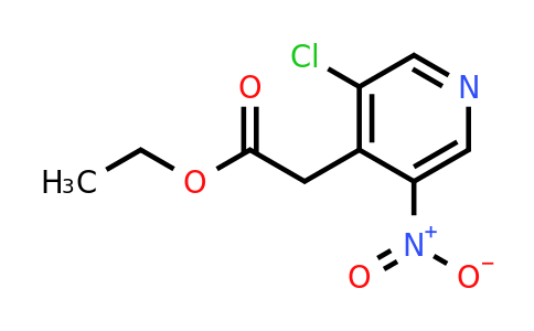 CAS 1363380-74-8 | Ethyl 3-chloro-5-nitropyridine-4-acetate
