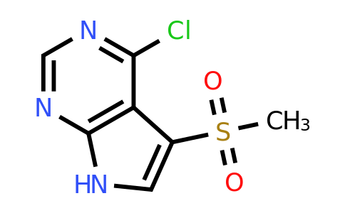 CAS 1363381-40-1 | 4-Chloro-5-(methylsulfonyl)-7H-pyrrolo[2,3-D]pyrimidine