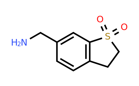 CAS 1363381-44-5 | (1,1-dioxo-2,3-dihydro-1h-benzo[b]thiophen-6-yl)methylamine