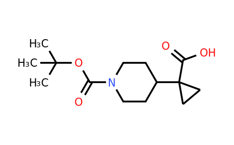CAS 1363381-63-8 | 1-{1-[(tert-butoxy)carbonyl]piperidin-4-yl}cyclopropane-1-carboxylic acid